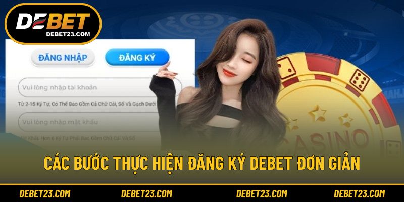 Các bước thực hiện đăng ký Debet đơn giản