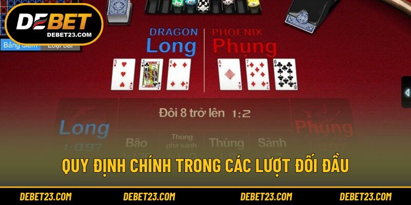 Quy định chính trong các lượt đối đầu